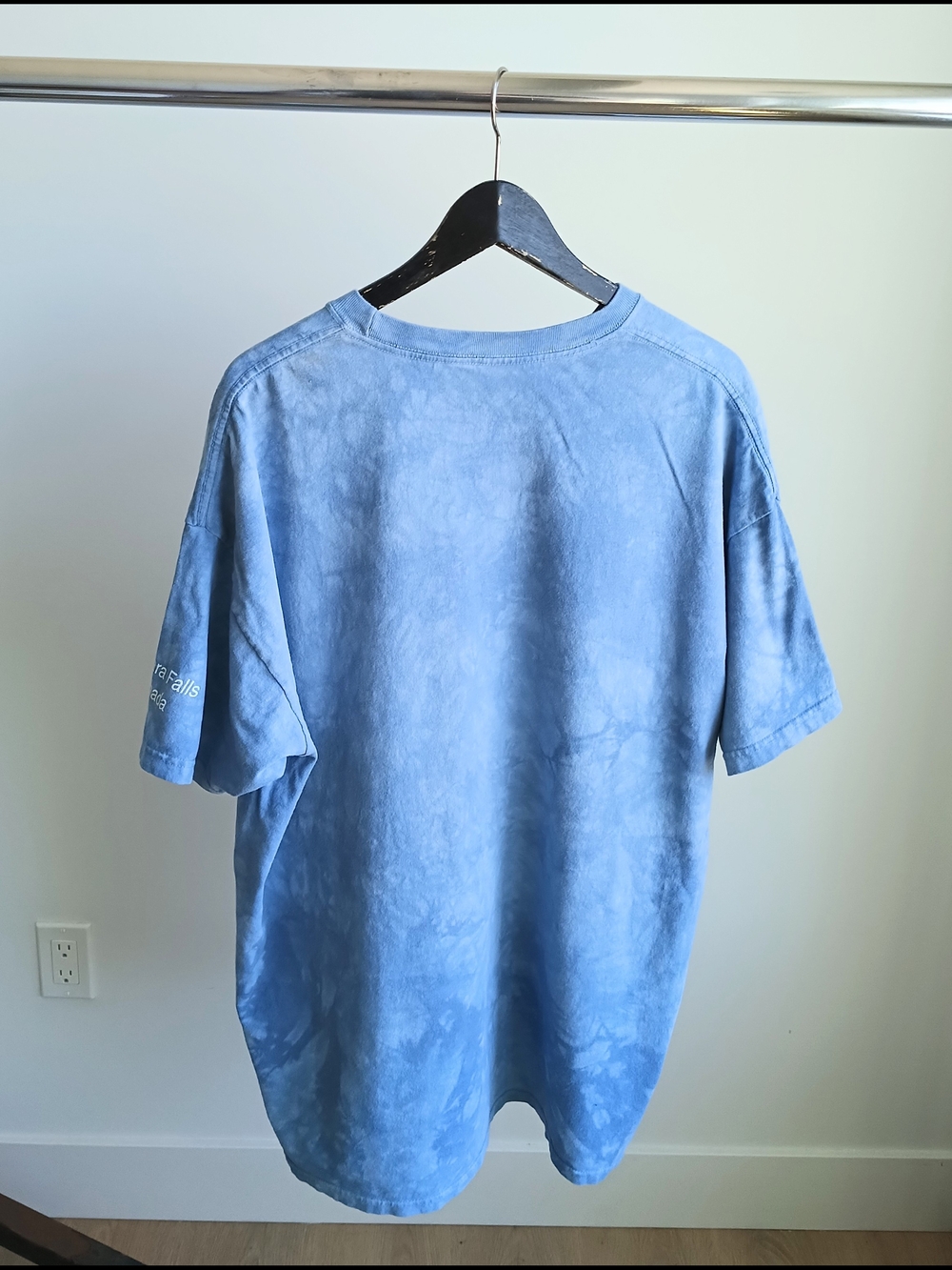 The Mountain Wolf Shirt 3XL Baby Blue Tie Dye Niagara Falls Canada Graphic Tee - Picture 3 of 6